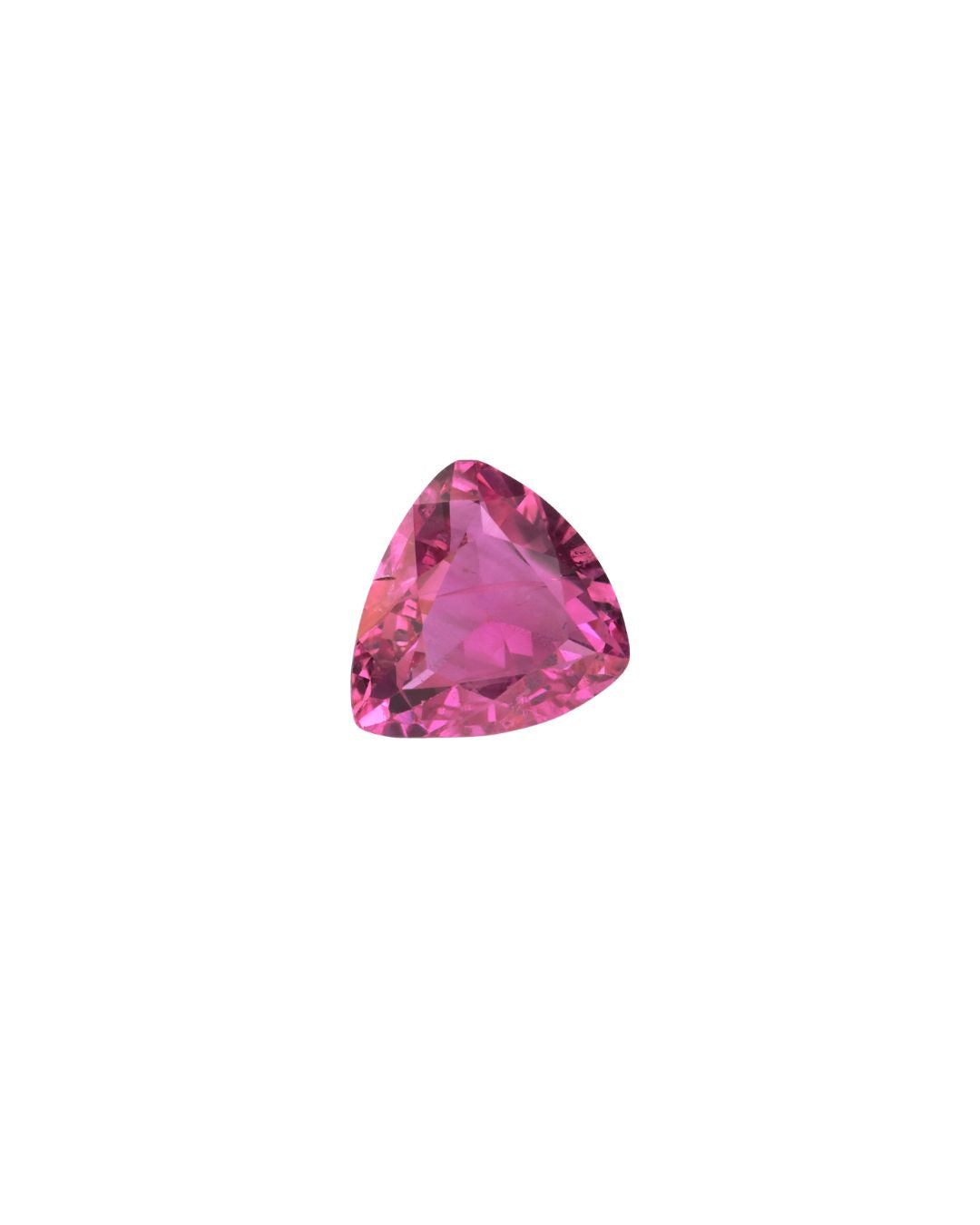 Hot Pink Sapphire Trilliant Cut Unheated 0.92cts