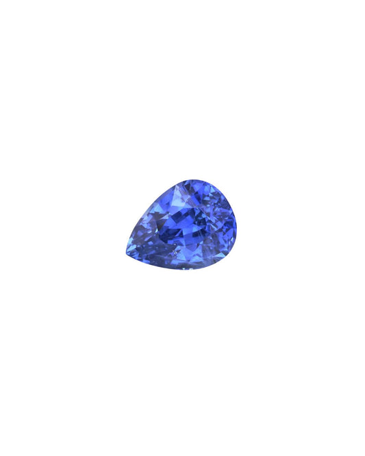 Blue Sapphire Pear Cut Unheated 2.26cts
