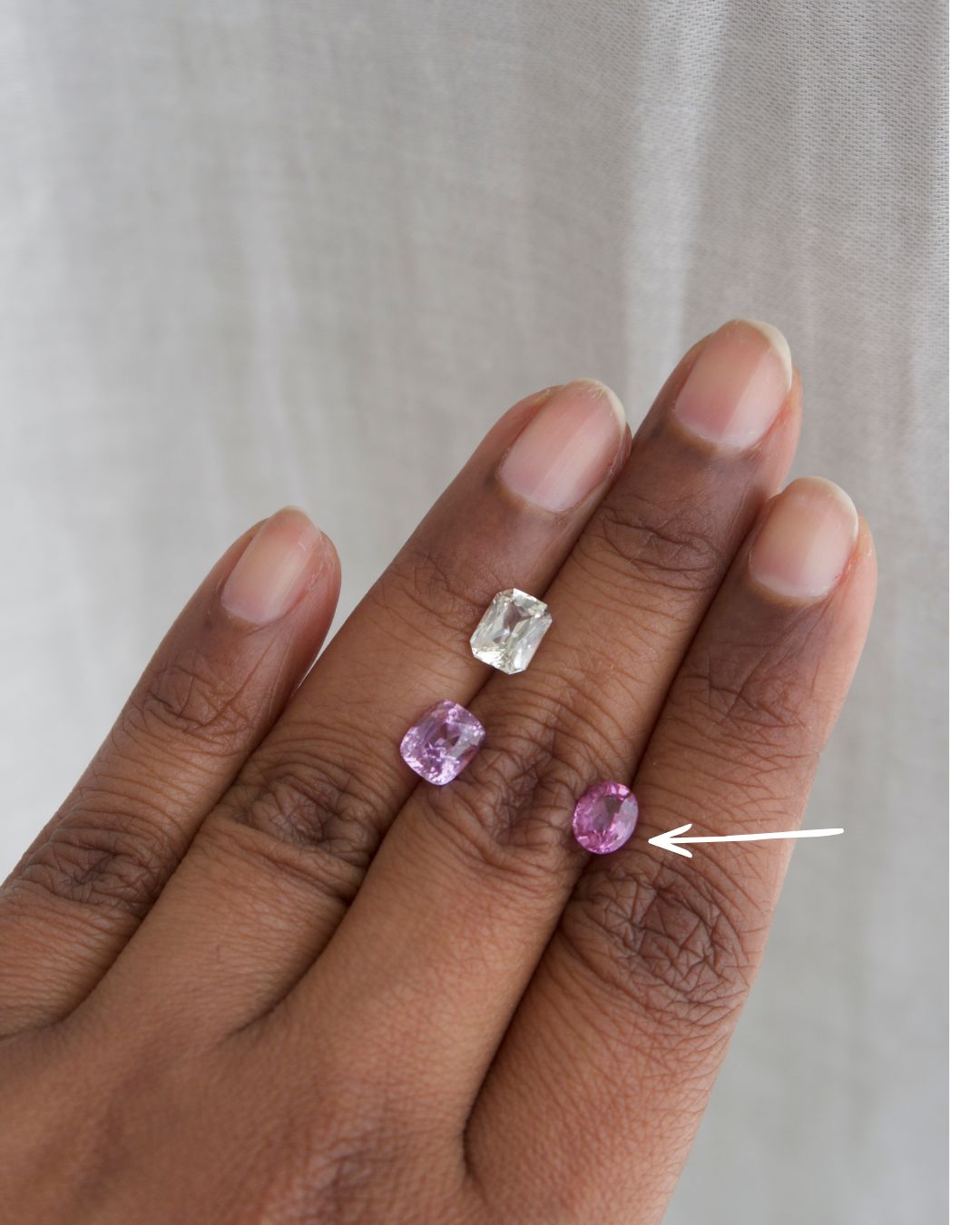 Pink Sapphire Oval Unheated 0.98ct