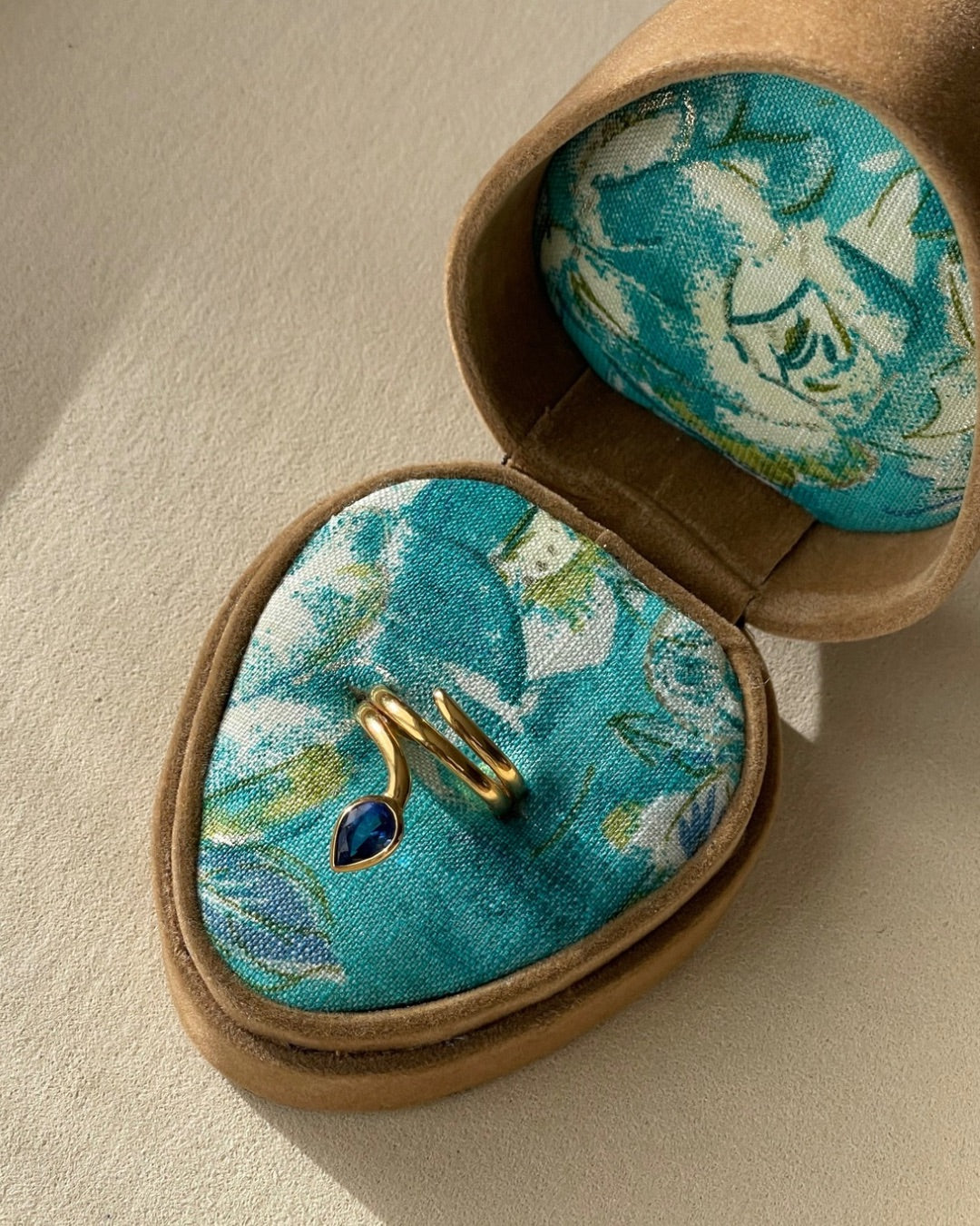 Sapphire Snake Wrap Ring